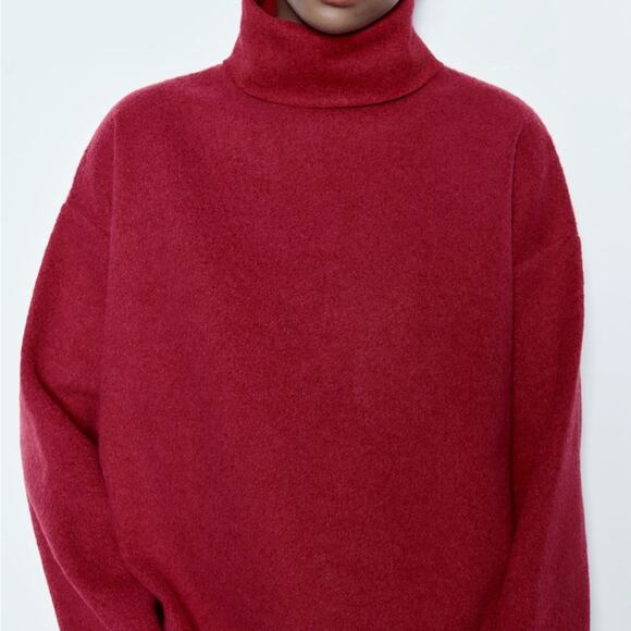 ZARA SOFT MIDI DRESS - Picture 3 of 9